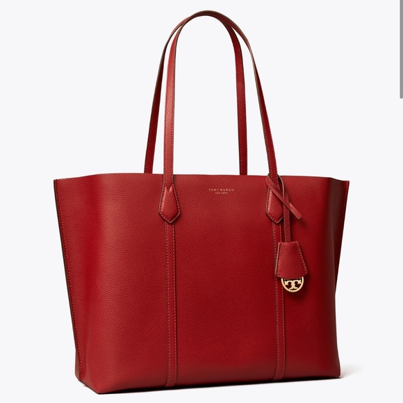 Tory Burch Handbags - NWT Tory Burch Leather PERRY TRIPLE COMPARTMENT TOTE BAG NEW With tag dust bag